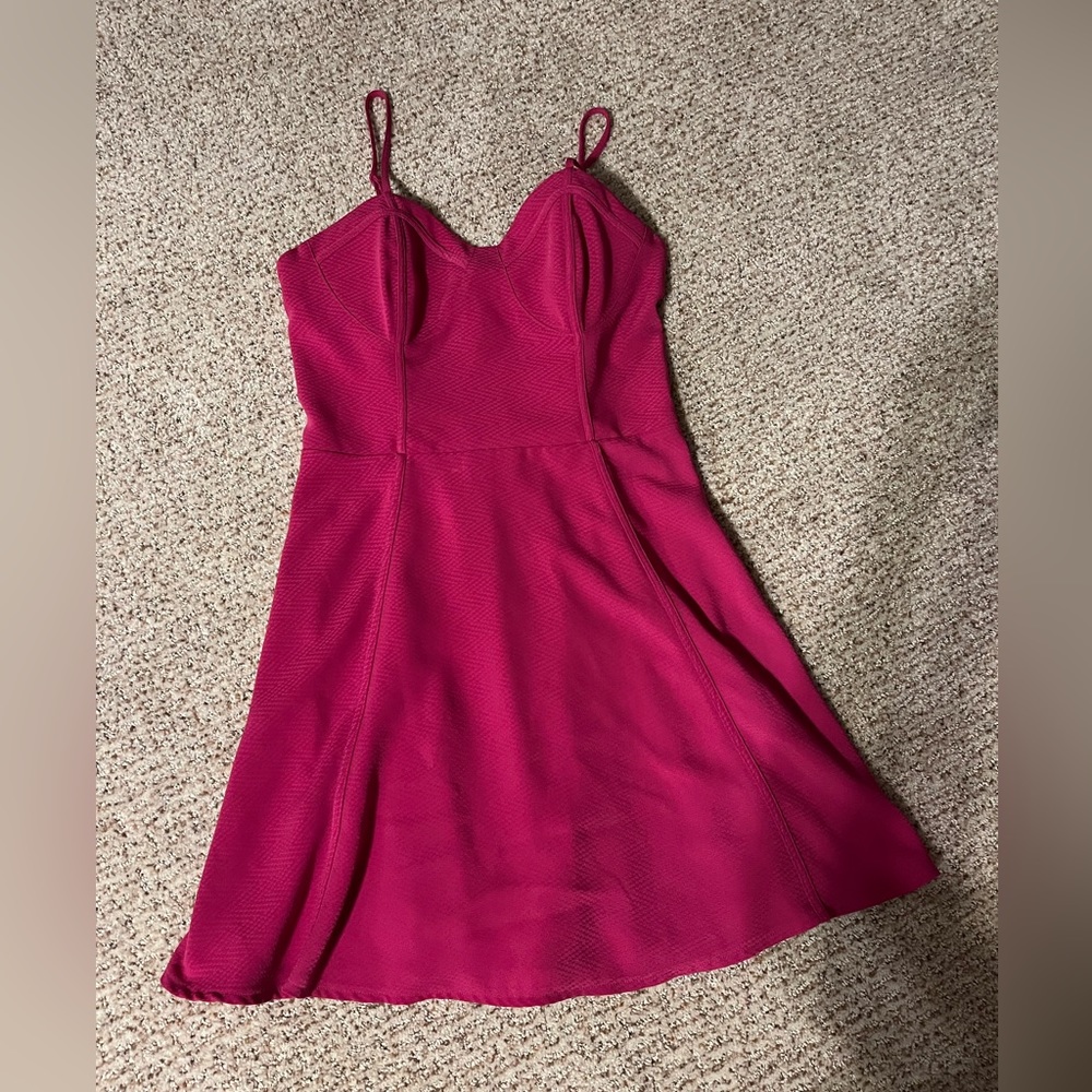 Fuchsia Skater Dress